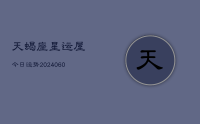 天蝎座星运屋今日运势(20240621)