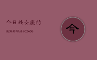 今日处女座的运势好不好(8月03日)