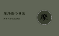 摩羯座今日运势图文字版(20240712)