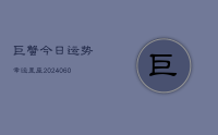 巨蟹今日运势幸运星座(20240608)