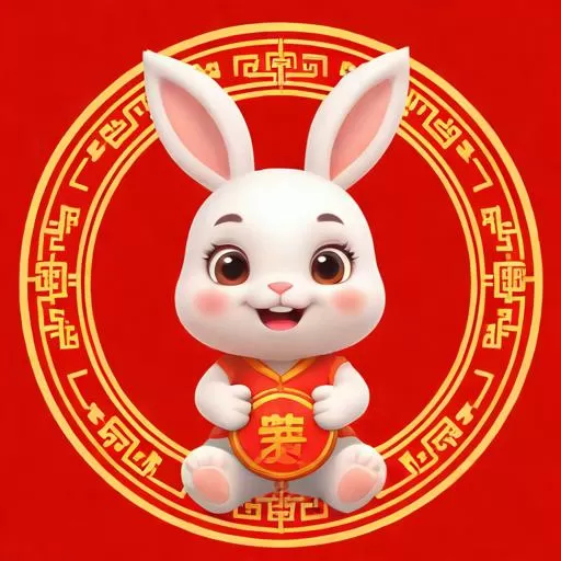2025生肖兔双喜临门：2025生肖兔双喜临门63年